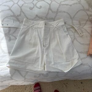 Isabel Marant White High Waist Women's Shorts FR36 (US S/M)